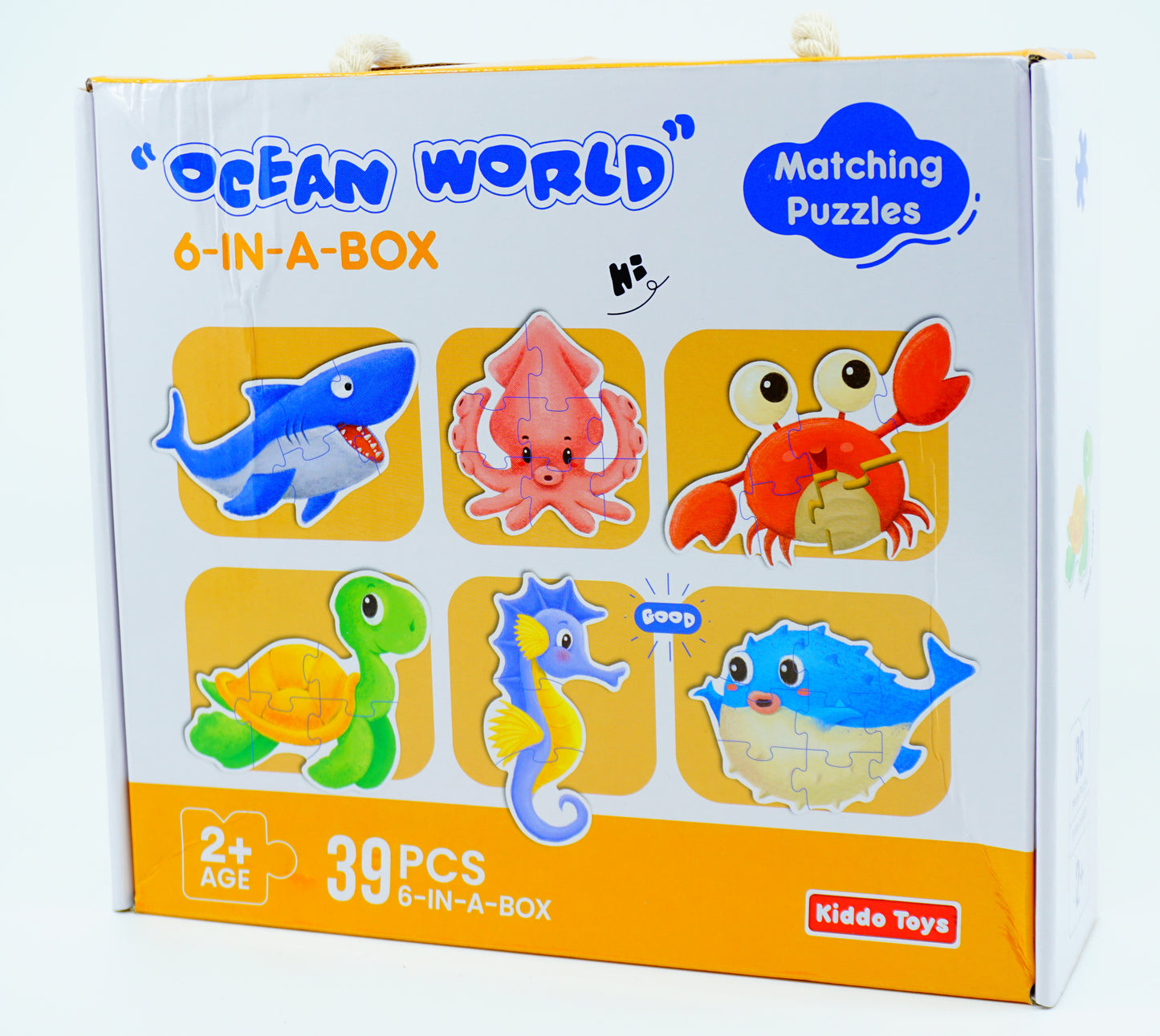 Kiddo Toys 6-in-1 Ocean World Matching Jigsaw Puzzle 39pc